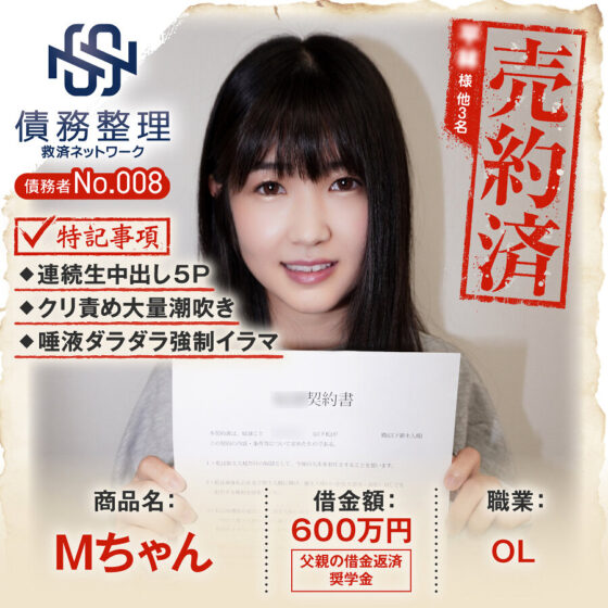 債務者No.008 Mちゃん パッケージ画像